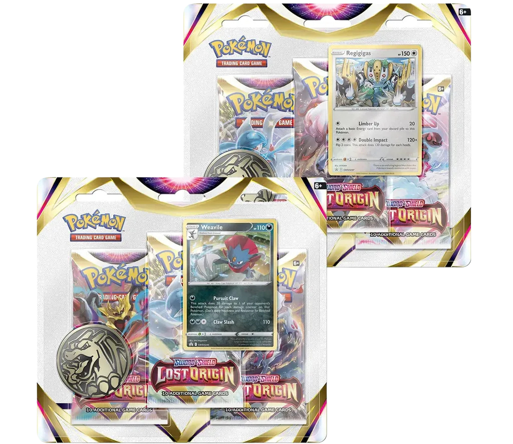 Pokémon TCG: Sword & Shield – Lost Origin 3-Pack Blister