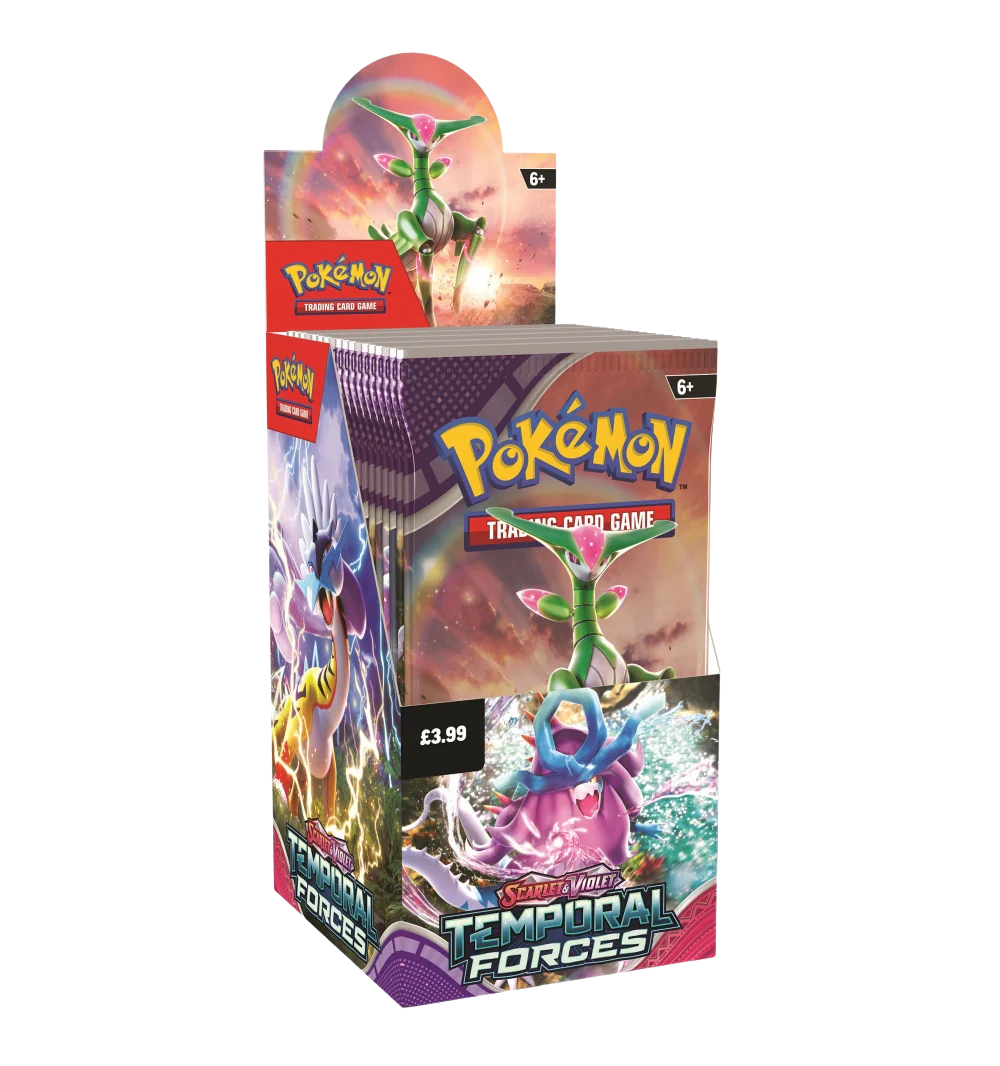 Pokémon TCG: Scarlet & Violet - Temporal Forces Half Booster Display Box