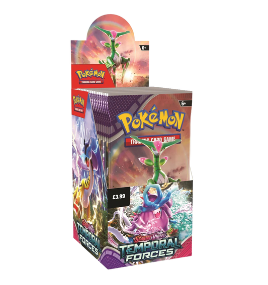 Pokémon TCG: Scarlet & Violet - Temporal Forces Half Booster Display Box
